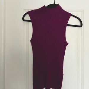 Madewell Ribbed Tank Top - Deep Purple